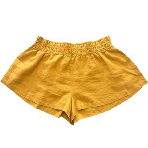 Anthropologie Somerset Linen Pull-On Shorts XL Petite NWT